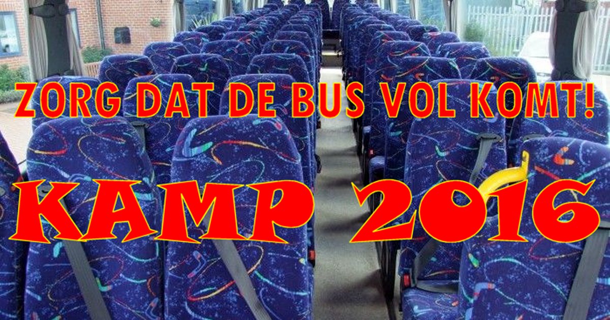 Kamp 2016 – Lege bus