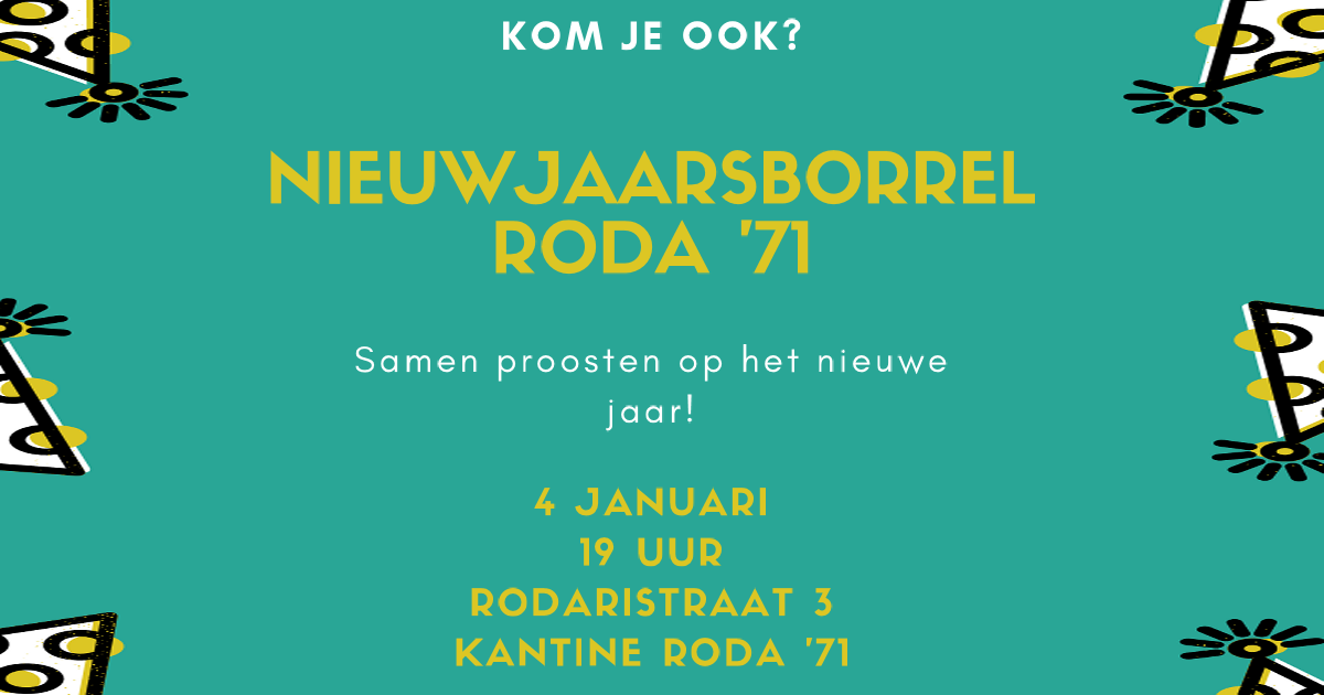 Nieuwjaarsreceptie front