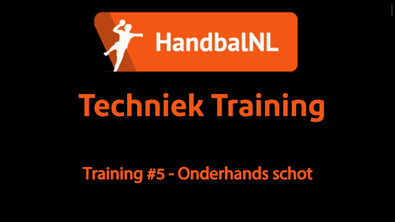 Training #5 - Onderhands schot