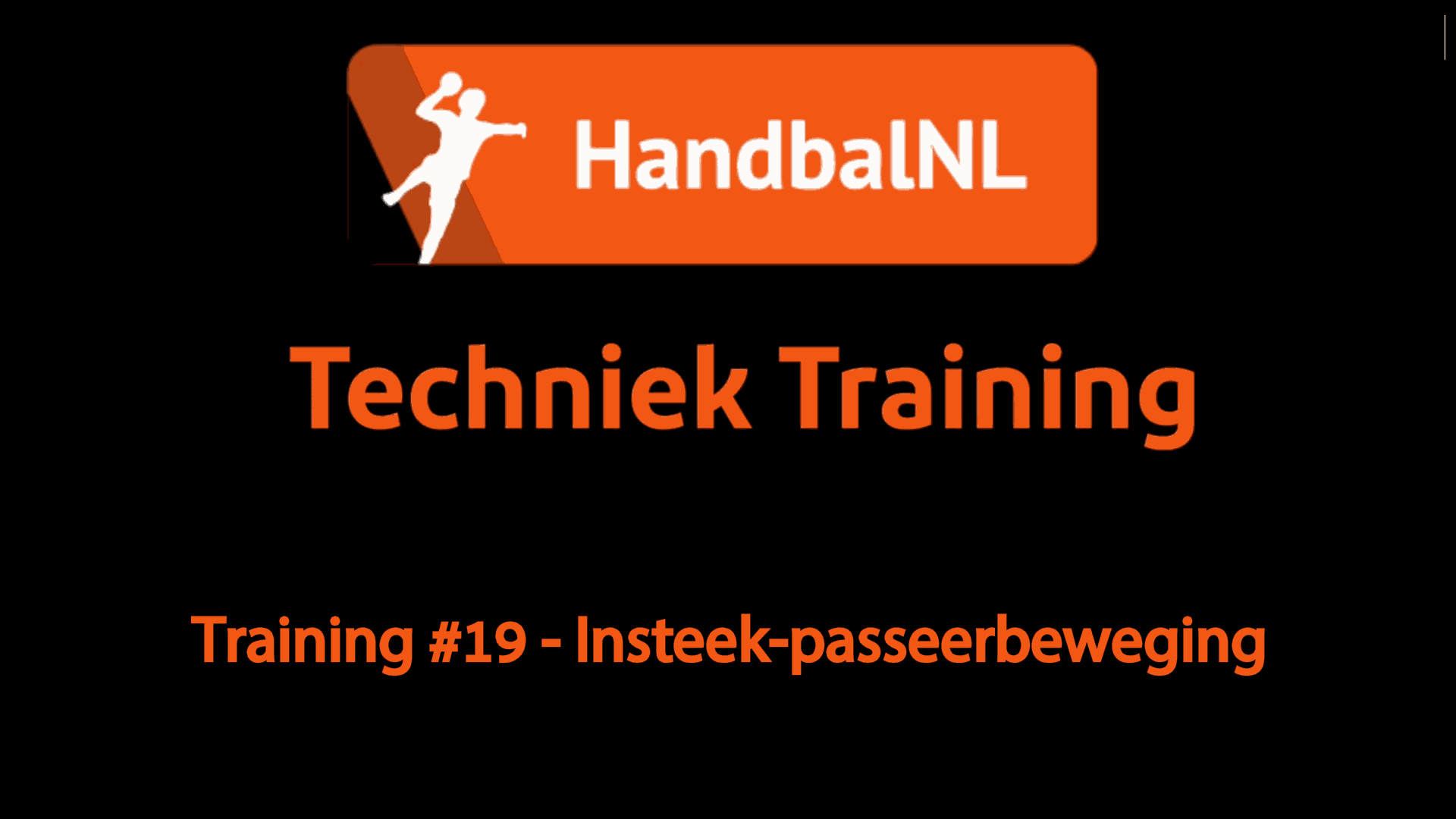 Training #19 – Insteek-passeerbeweging